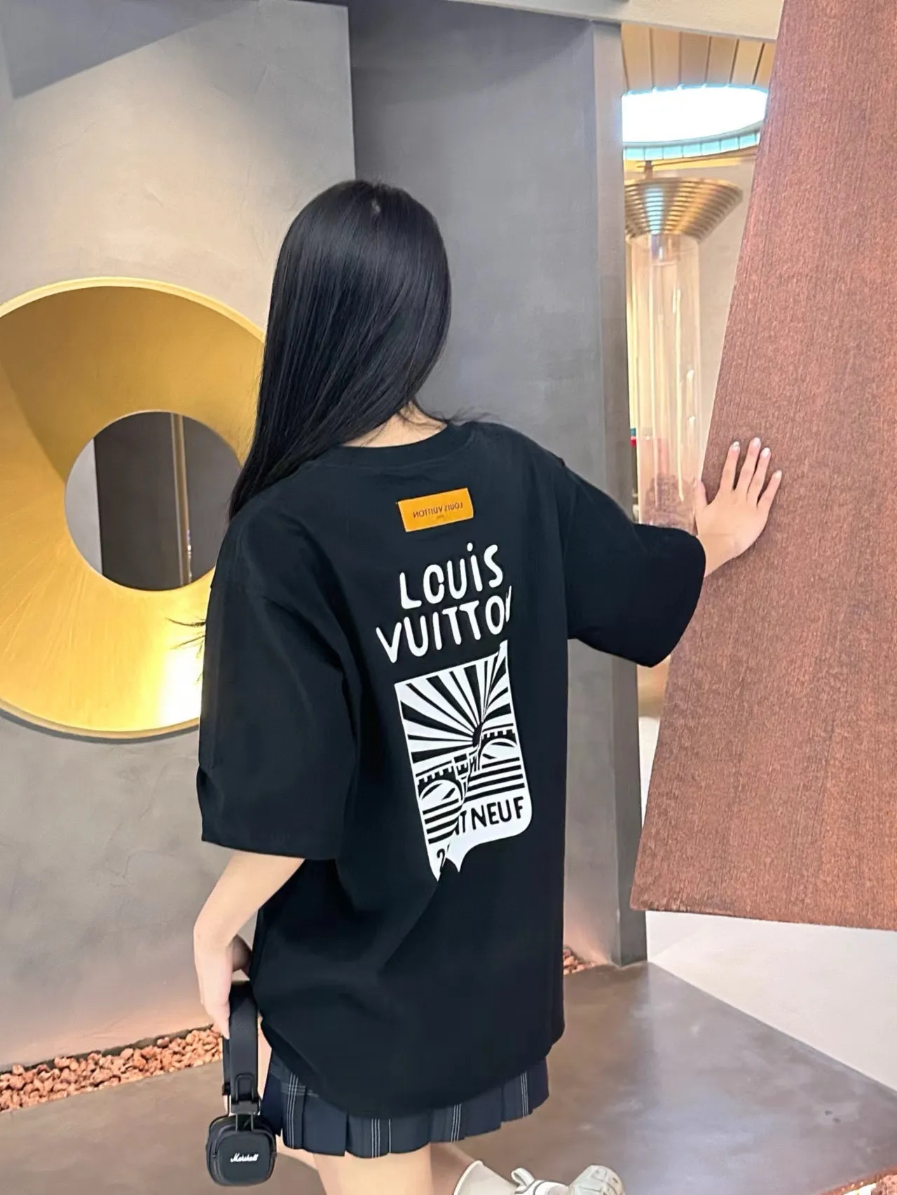 Louis Vuitton/Louis Vuitton Fei Dong’s first show limited printed short-sleeves
